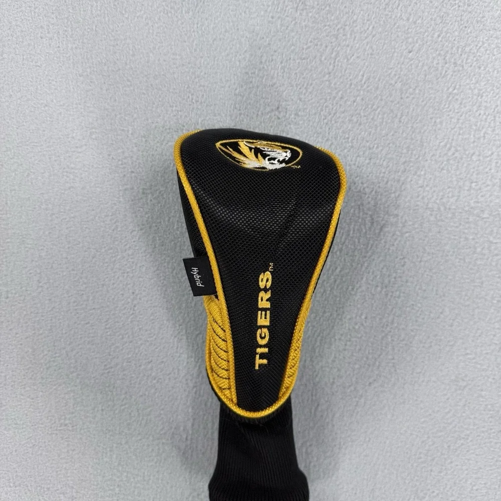 MISSOURI TIGERS DRIVER 1 WOOD & HYBRID HEADCOVER TEAM EFFORT HEAD COVER BLACK
